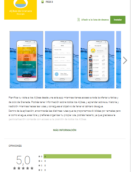 DESCARGA LA APP SOBRE LOS ALJIBES DE GRANADA