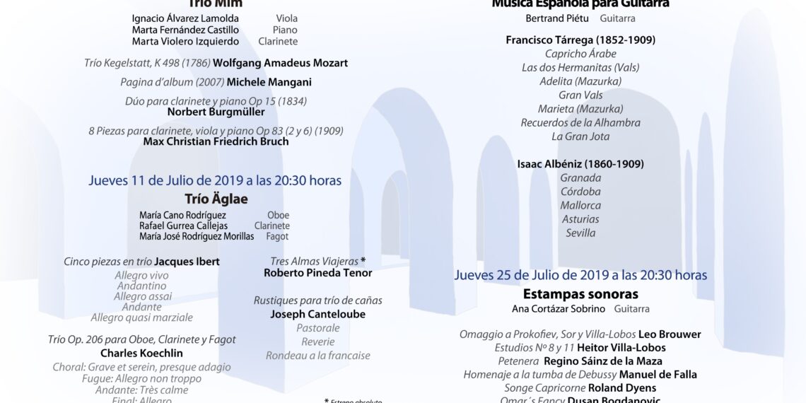 PROGRAMACIÓN XI CICLO MÚSICA EN EL ALJIBE JULIO 2019