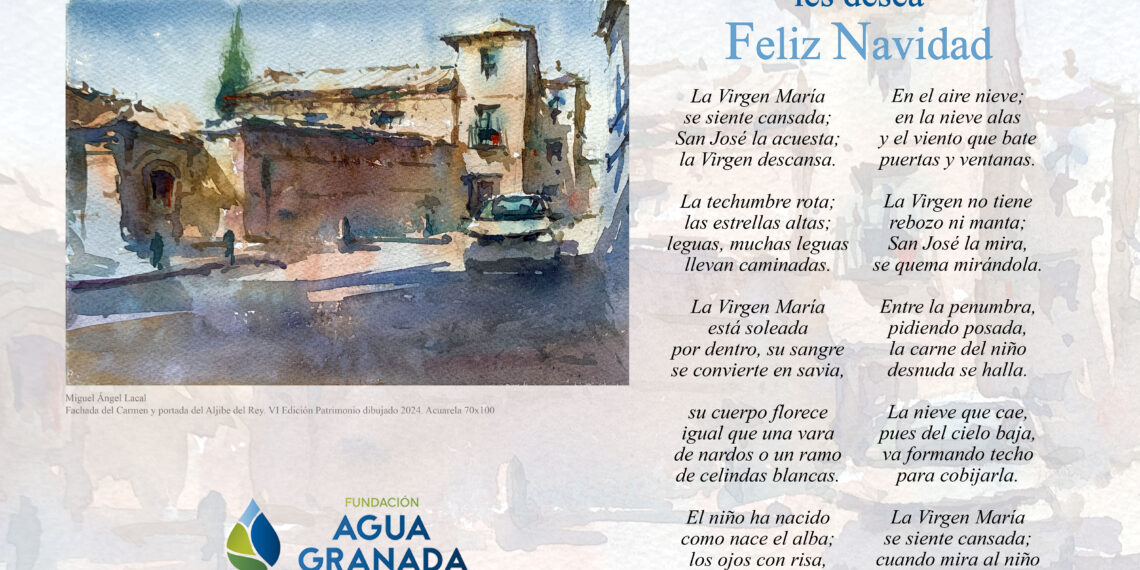 Fundación AguaGranada les desea Feliz Navidad