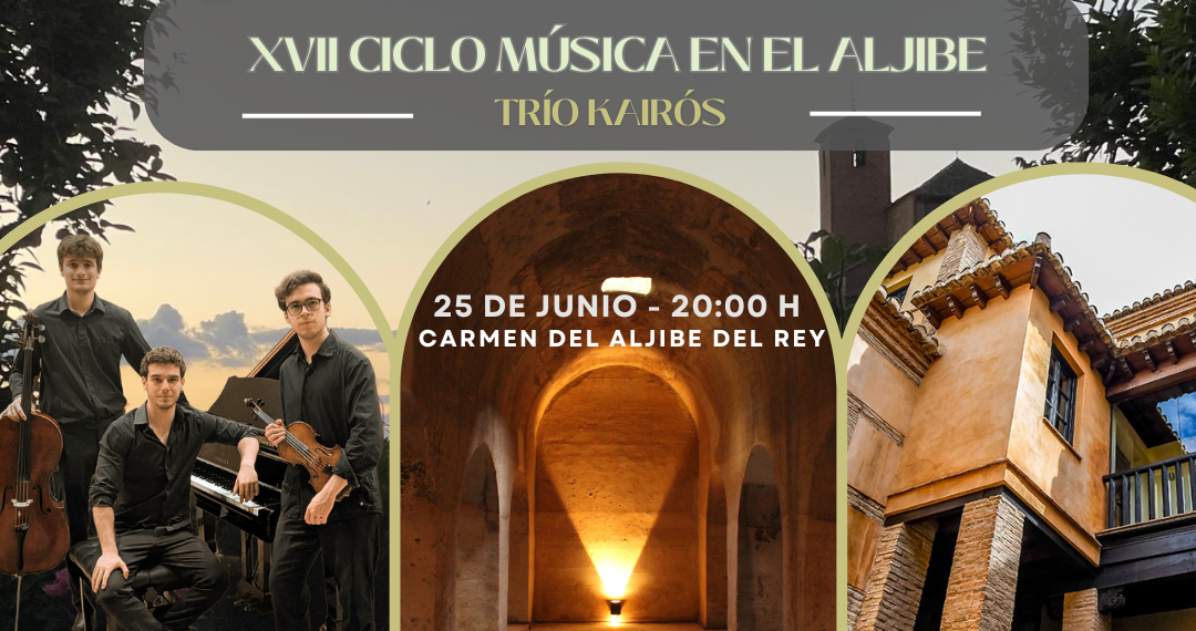 Tercer concierto XVII Ciclo Música en el Aljibe – Tríos de Schubert y Brahms