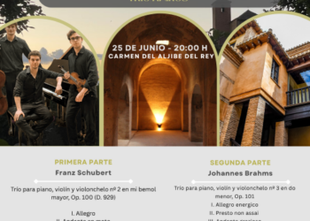 Tercer concierto XVII Ciclo Música en el Aljibe – Tríos de Schubert y Brahms